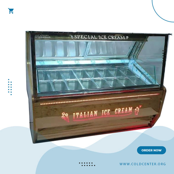 تاپینگ بستنی 16 لگن صنعتی