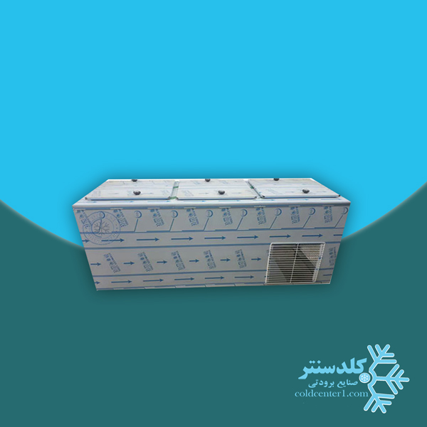 فریزر خوابیده شش درب (استیل)